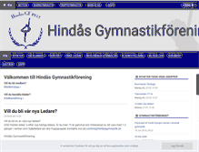 Tablet Screenshot of hindasgymnastik.se